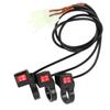 3Pcs Electric Bicycle Scooter Handlebar Forward and Reverse Gear Switch Replacement