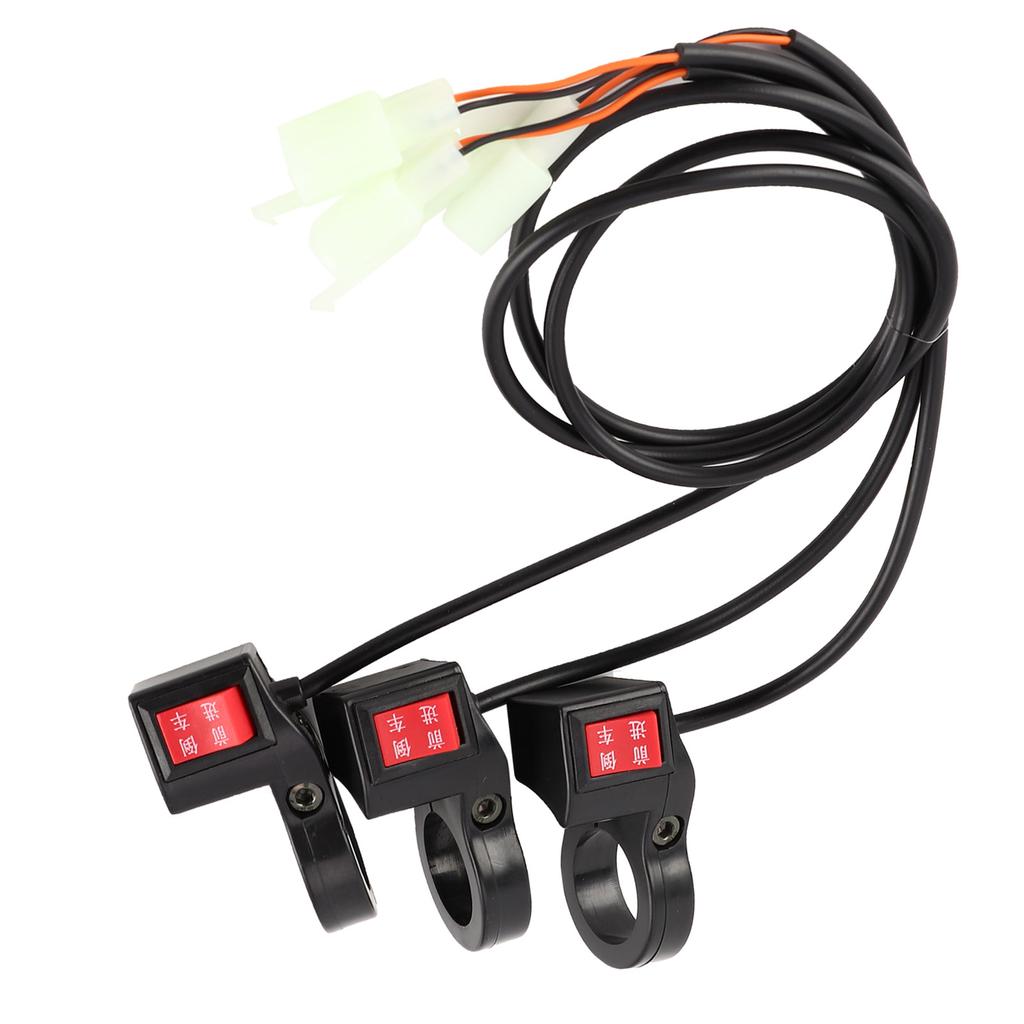 3Pcs Electric Bicycle Scooter Handlebar Forward and Reverse Gear Switch Replacement