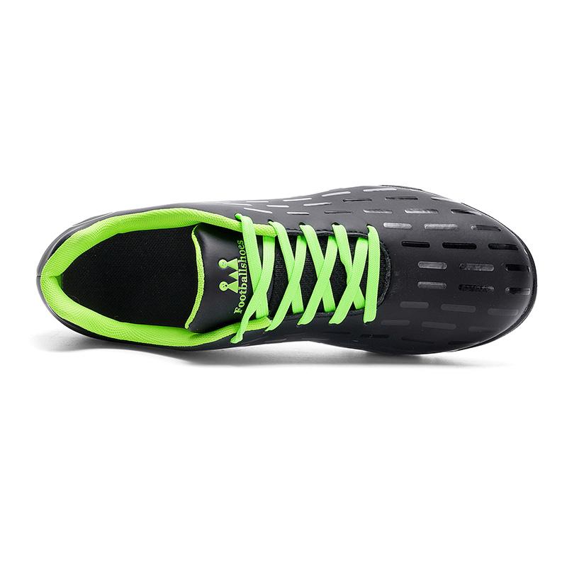 32-45 Fußballschuhe Herren Leder Outdoor Outdoor Rasen Fußballschuhe Damen Große Größe Kinder Fußballschuhe