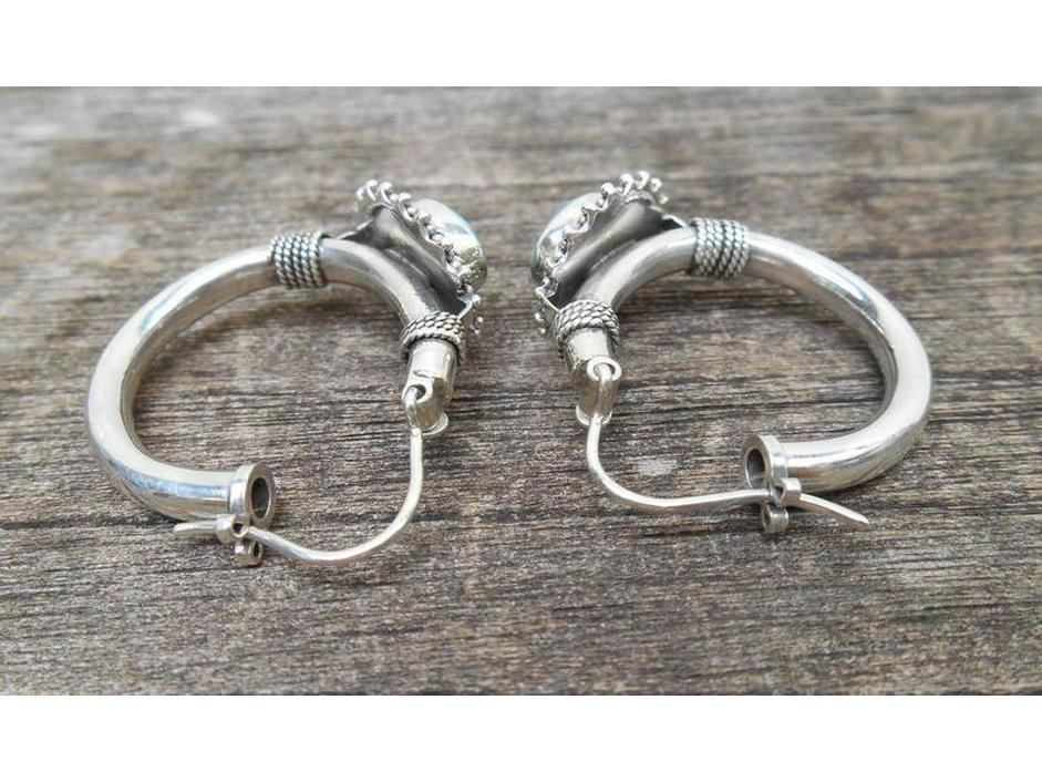 Bohemian Style European & American Turquoise Retro Earrings