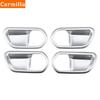 Carmilla Interior Car Door Handle Bowl Frame Trim Cover Molding Stickers for Nissan Kicks 2016 - 2021 Accessories Car Styling