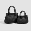 2025 Autumn New Niche Simple Casual Commuter Handheld Bucket Bag Korean Style Design Solid Color Crossbody Bag for Women