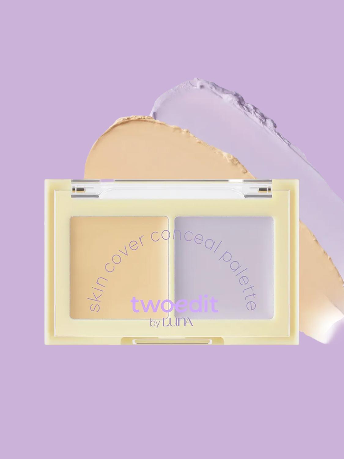 2aN Luna Skin Cover Conceal Palette (02 Tone Correcting Light) 1ea