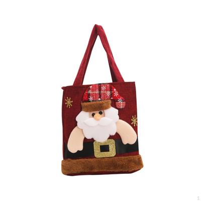 Christmas Doll Gift Bag, Treat Party Decoration, Tote Bag for Christmas, Birthday,