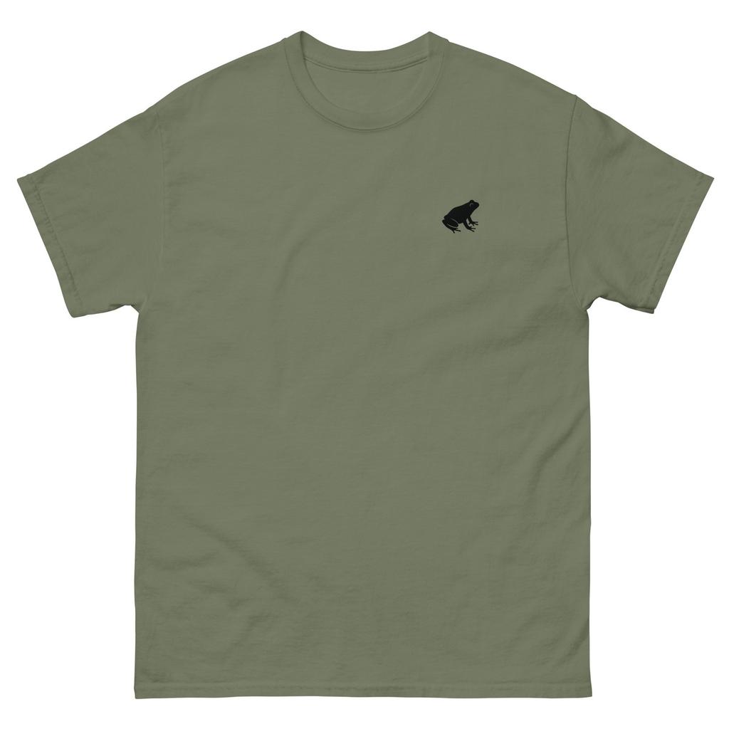 Frog Silhouette T-Shirt Mens Womens Tees Top Nature Wildlife Animal Lover Amphibian Graphic Tee