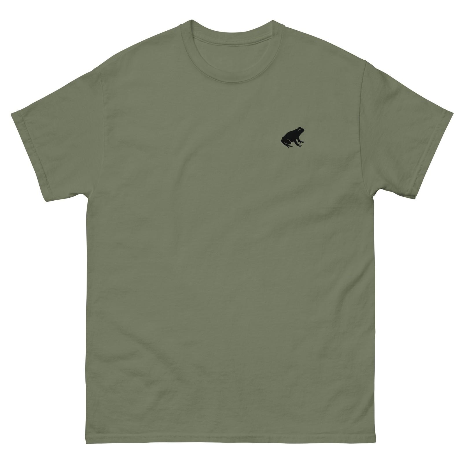 Frog Silhouette T-Shirt Mens Womens Tees Top Nature Wildlife Animal Lover Amphibian Graphic Tee XL