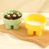 450ml Cat Food Bowl Macaroon Colour Stable Safe Elephant Leg Set Anti-Spill Neck Guard Multi-purpose Stomach Pressure-reducing Pet Bowl