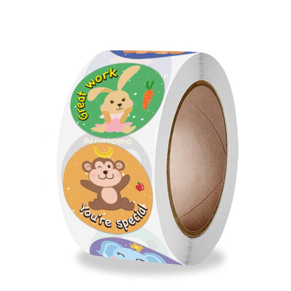 100-500Pcs High-Quality Reward High-Quality Stickers High-Quality For Youngsters High-Quality Children High-Quality Cartoon High-Quality Animal