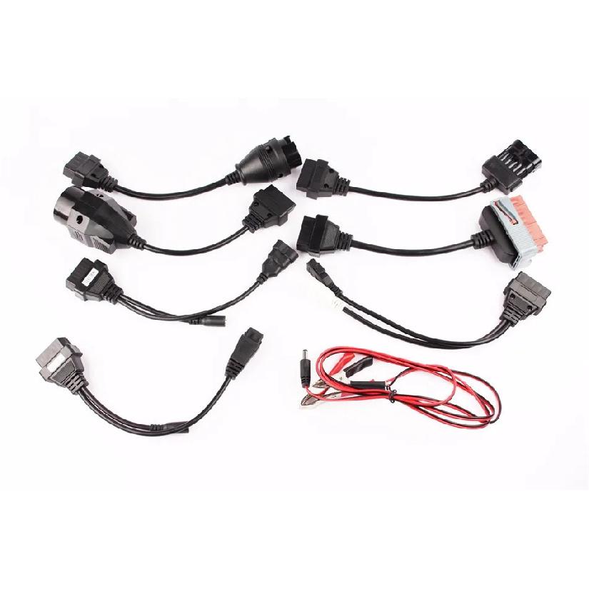 Hot Sale TCS CDP Cables Full Set 8pcs Car Cable adapter OBD2 Diagnostic Connector Cable Full Set 8 Car Cables For TCS CDP Pro