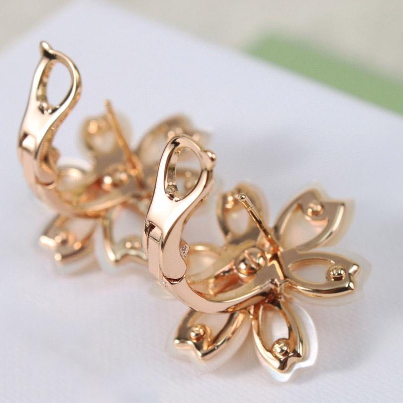 2023 New Trend Popular Brand Earrings Luxury Jewelry for Women Fashion Designer Eardrop Fine Quality Women's Flowers Ear Stud