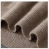 Men’s Pure Wool V-neck Pullover - Casual Loose Knitwear for Autumn/Winter