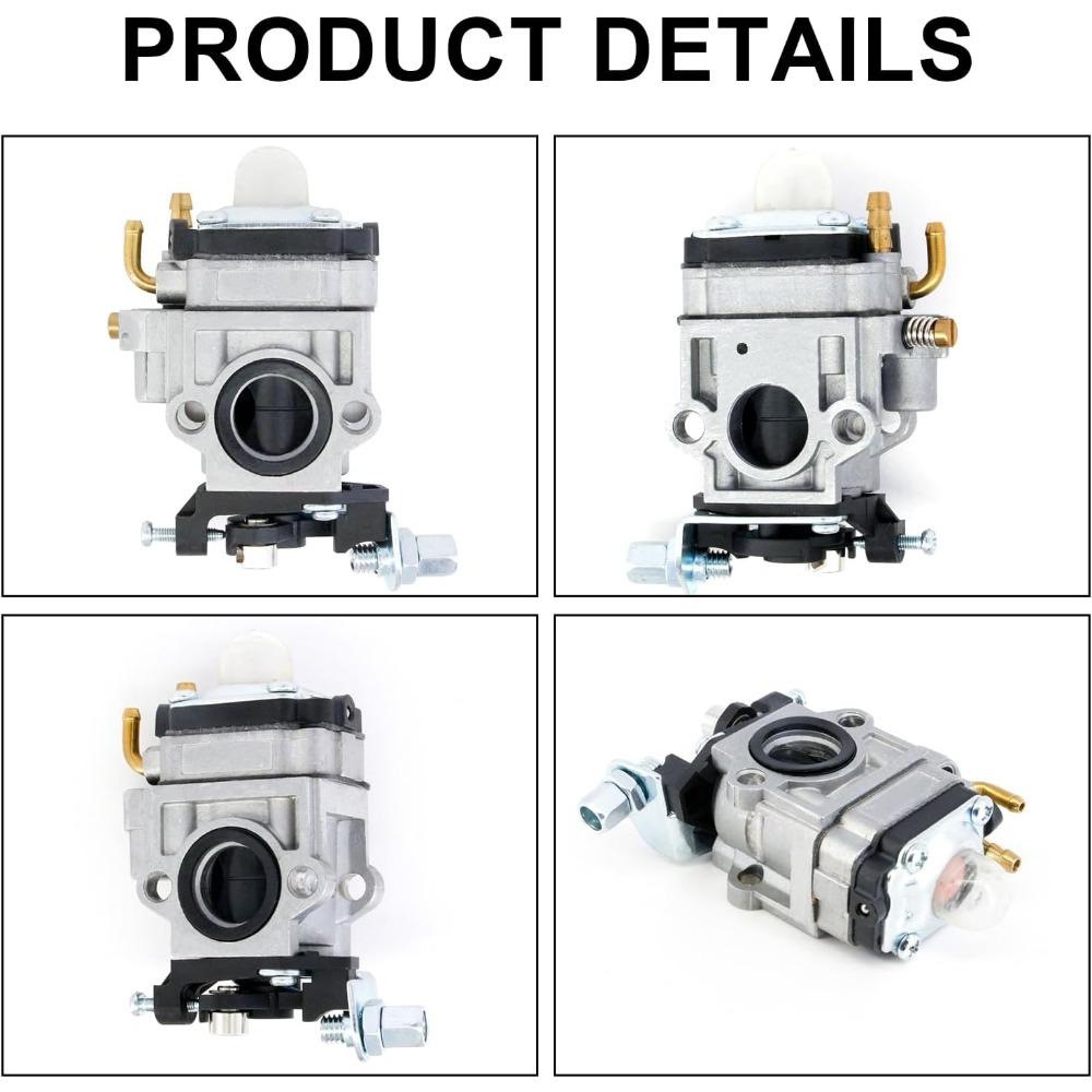 CM46BT Carburetor for Craftsman CMXGAAH46BT 46cc Backpack Blower Carb Kit Replacement Parts with Primer Bulb Spark Plug Fuel Line Grommet