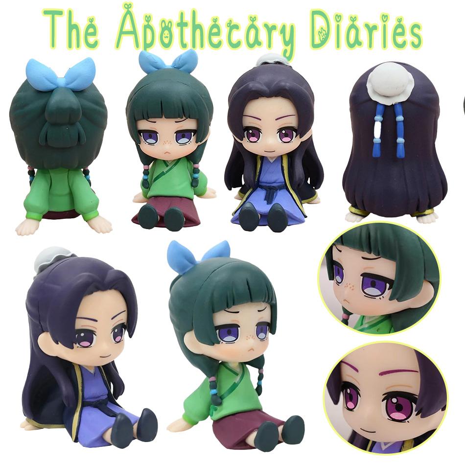 Anime Figure Maomao Jinshi Action Figure Jinshi Statue Pvc Model Collection Action Figures Mini Cute Maomao Figurine Doll Gifts