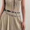 Ceinture à chaîne de taille en métal de style ethnique rétro polyvalent pour femmes, accessoires de décoration corporelle à la mode pour pull