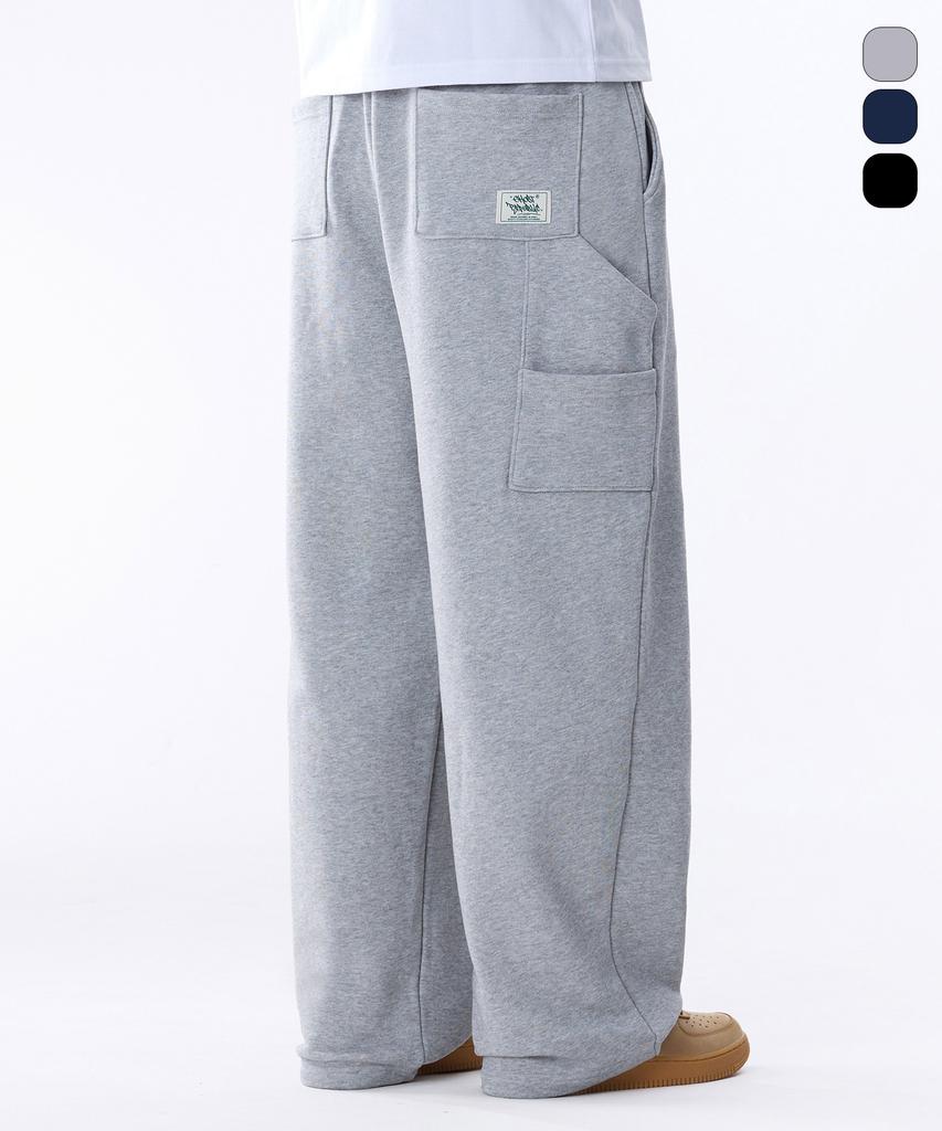 GHOST REPUBLIC Carpenter Wide Sweatpants 3 Color Glp-647 (A Type)