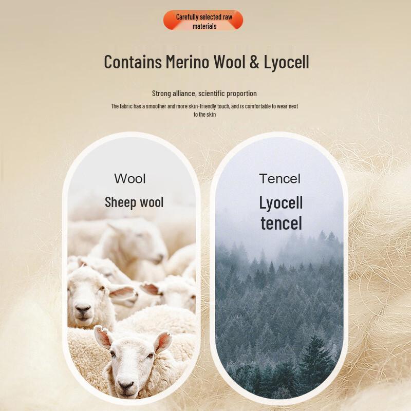 Antonio Men's Detachable Hooded Merino Wool Blend Jacket