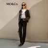 MO&Co. Slimming Black Cropped Straight Jeans