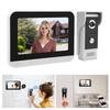 Video Doorbell 7in TFT LCD Intercom Doorphone Wired Wifi Remote Unlocking Monitor