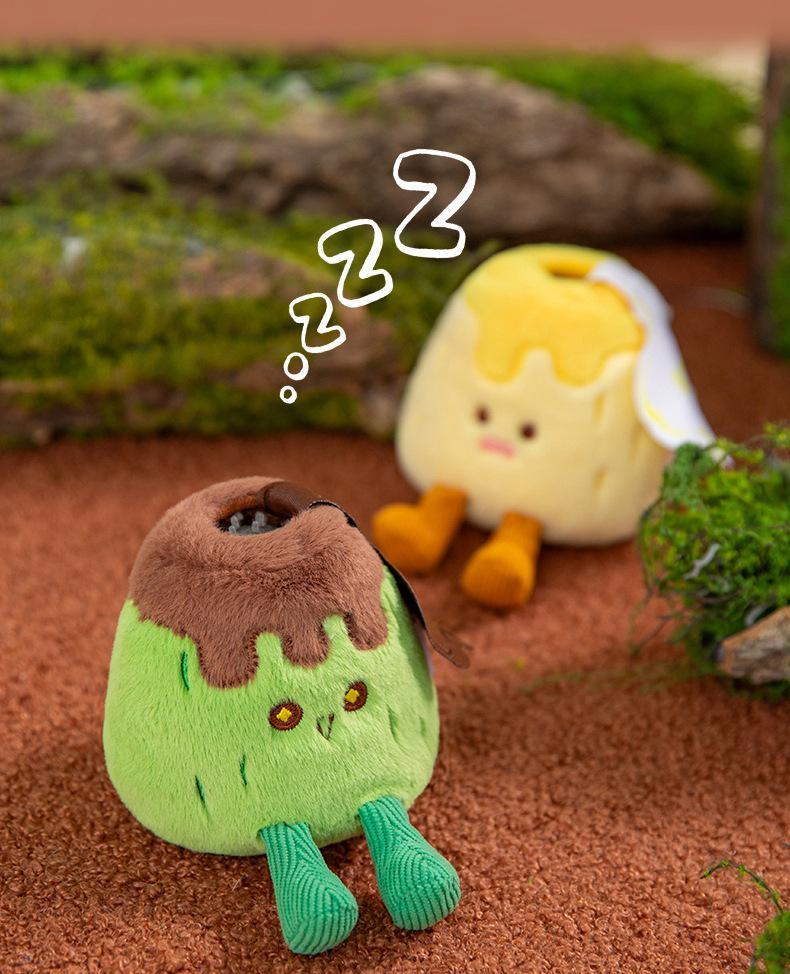 Volcano, Dune, and Snow Mountain Stress Relief Plush Squeeze Toy - Ideal Desk Companion and Gift for Students, Boys, and Girls.