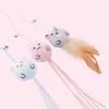 Cat Wand Toy Set, Interactive Cat Teaser Wands with Cute Mouse Designs, Equipped with Bells To Captivate Your Cat’s Attention
