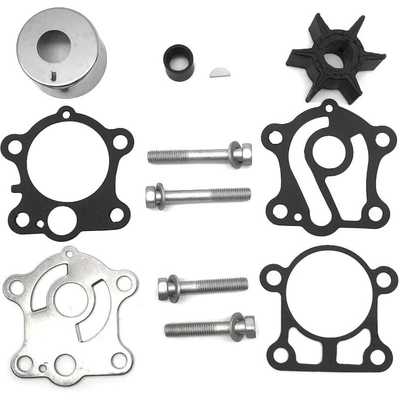6H4-W0078-01 Water Pump Impeller Repair Kit For Yamaha Outboard 2T 40 50HP 1984-1991 Replace 6H4-W0078-A0 6H4-W0078-00 18-3429