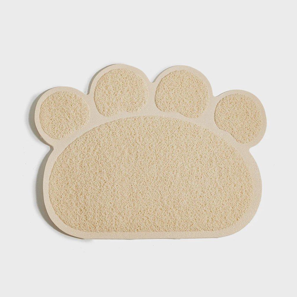 High Resilience Fiber Cat Litter Trapping Mat Waterproof Non-slip Pet Feeding Pad for Small Dogs Cats Accessories