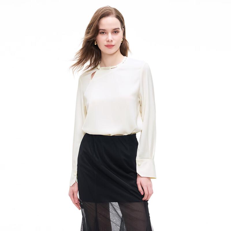 Tatou Loose Chinese Style Long Sleeve Shirt M