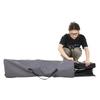 Heavy-duty Steel Tube Folding Bed, Black Frame with Black Pearl Cushions