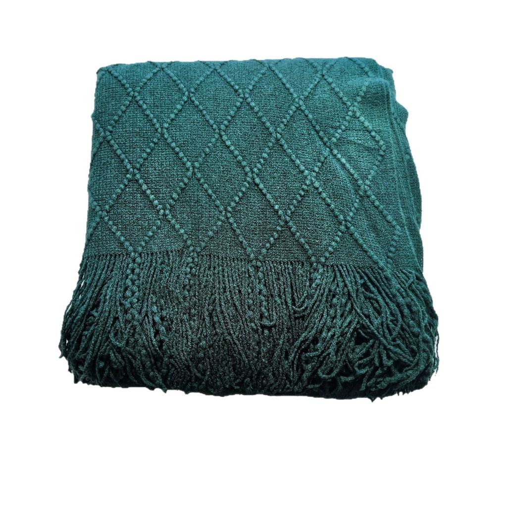 Luxury-lite Minimalist Natural Yoga Blanket Sofa Cushion Throw Blanket Air Conditioning Blanket Bed Cover