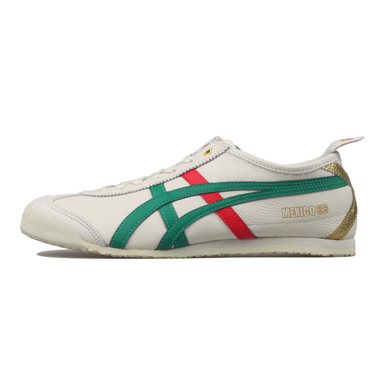

Onitsuka Tiger Mexico 66 Birch Kale Red Gold Sneakers 1183B511-200 36