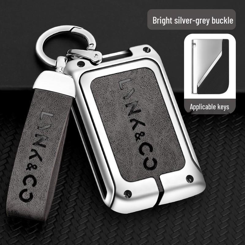 Compatible Lynk&Co 010203+05+0609 Metal Car Key Cover