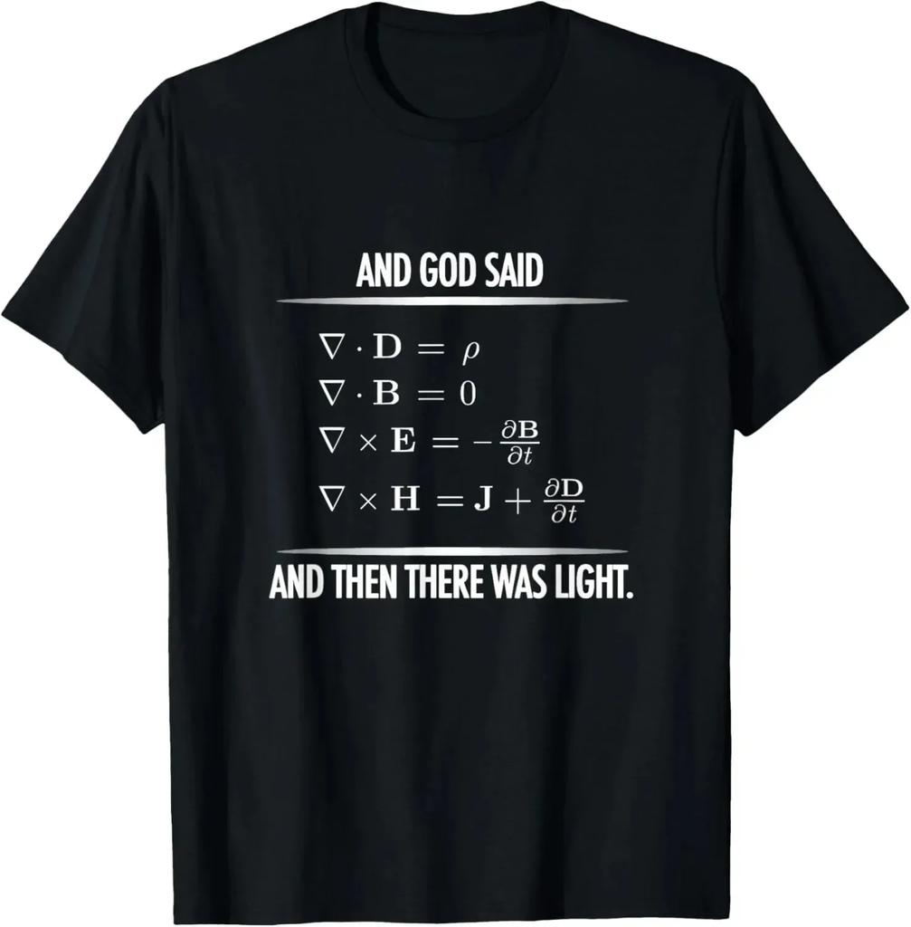 2026 Cotton Clothes Quantum Physics String Theory Science Student Printed Graphic Unisex Soft Comfortable T Shirt Summer Y2k Ins