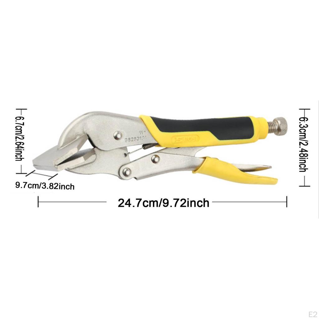 11 Zoll Blechklemme Feststellzange Biegezange Professionell Robust Schwerlast Schweißen