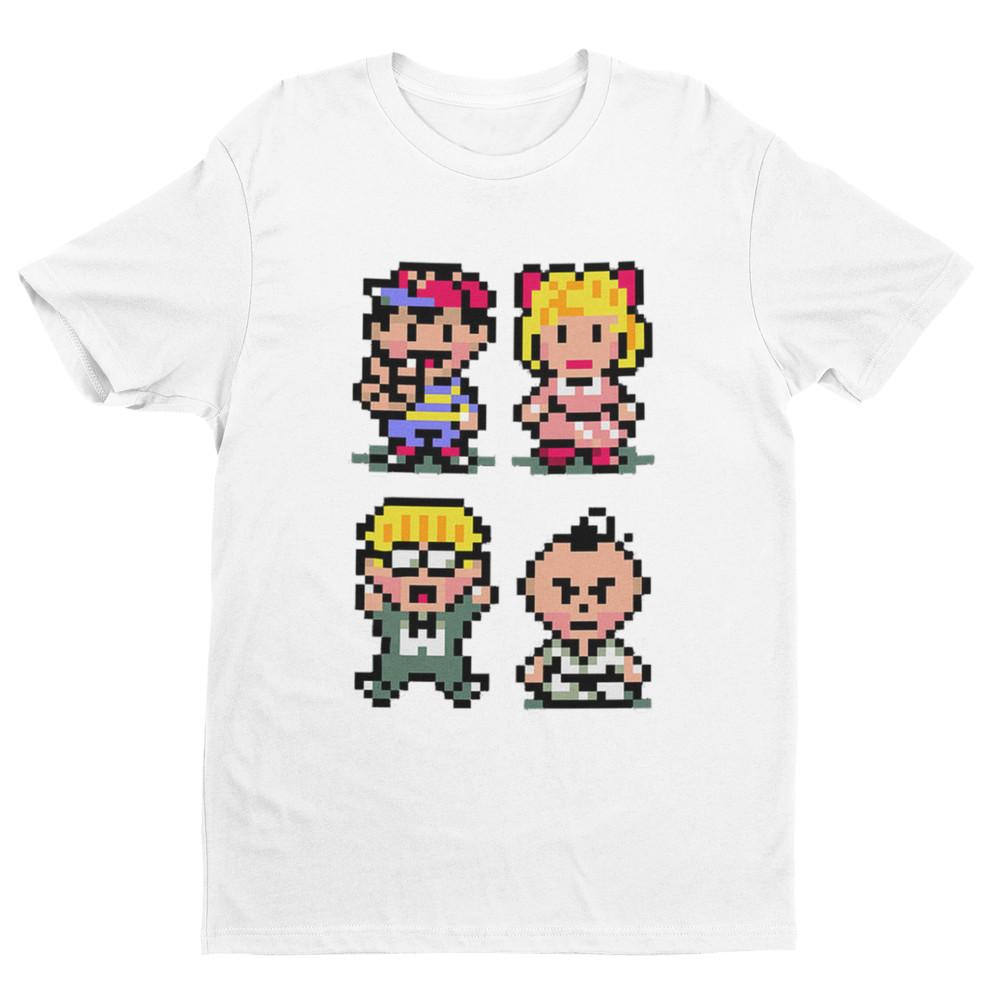 

EurthBound Premium Unisex T-shirt Characters Pixel Art Gifts for Him, Her 2XL