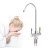 1/4'' Double Holes Sink Faucet Tap Chrome Reverse Osmosis RO Drinking Water Filter