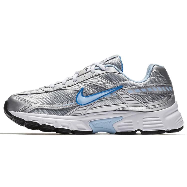 Nike Womens Initiator 'Metallic Silver Ice Blue' (women's sizes) Metallic Silver / Ice Blue / White Running Shoes 394053 001