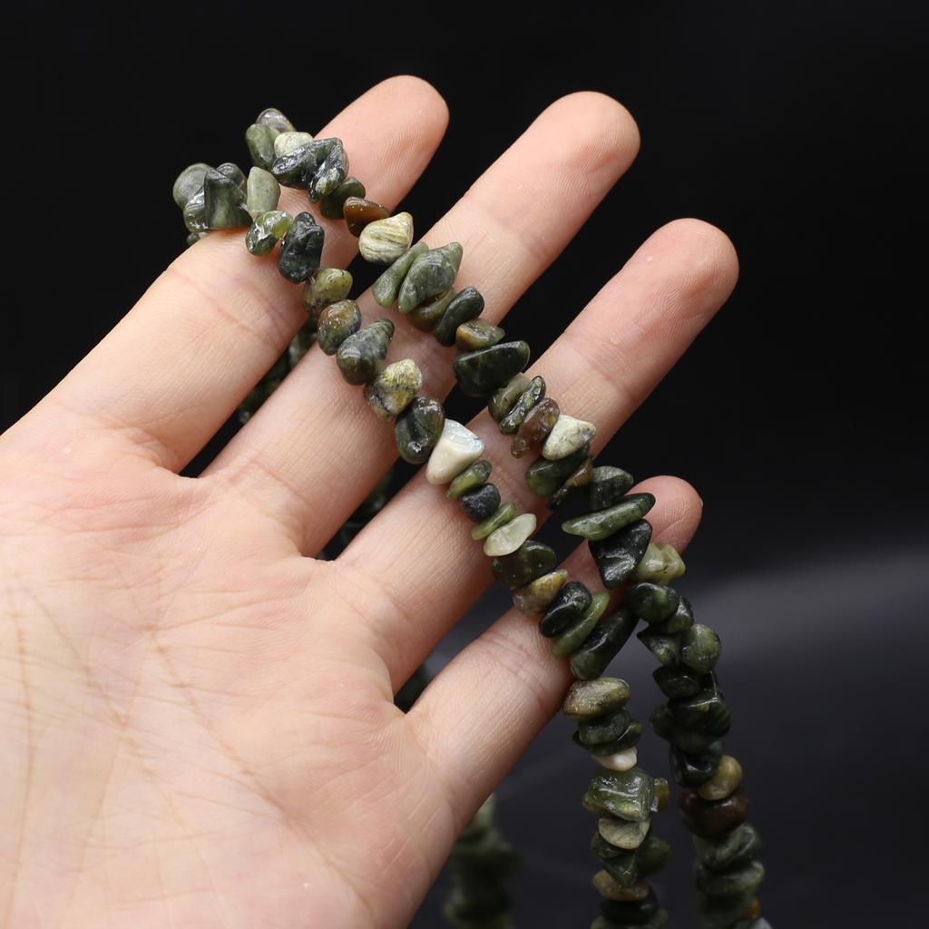 Mărgele de piatră naturală Jad alb/fluorit Mărgele de pietriș pentru realizarea de bijuterii DIY Colier Cercei Brățară Accesoriu Lungime 80 CM