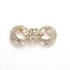 5 Pair Shiny Cheongsam Buckle Brooches Sweater Buttons Clothing Pins Crystal Cardigan Clip Cape Cloak Clasp