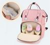 Customized Name Large Capacity Fashion Backpack Multi-Purpose Mommy Bag Baoma out Storage Maternity Package Organizer