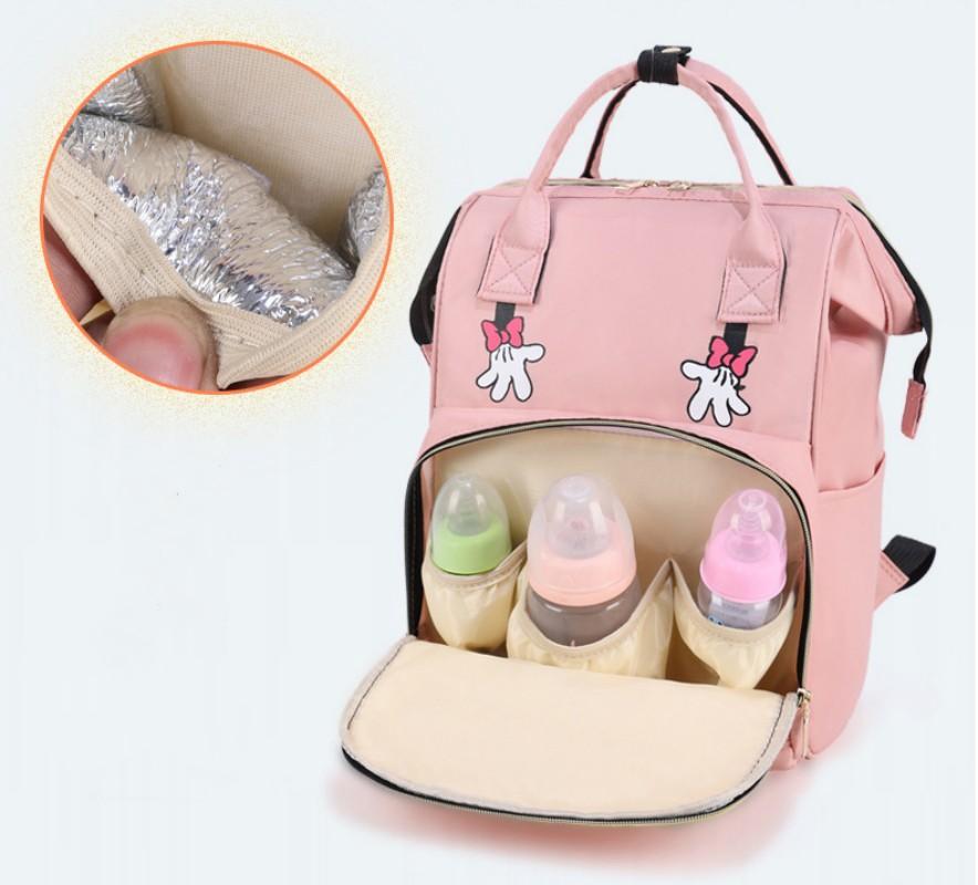 Customized Name Large Capacity Fashion Backpack Multi-Purpose Mommy Bag Baoma out Storage Maternity Package Organizer