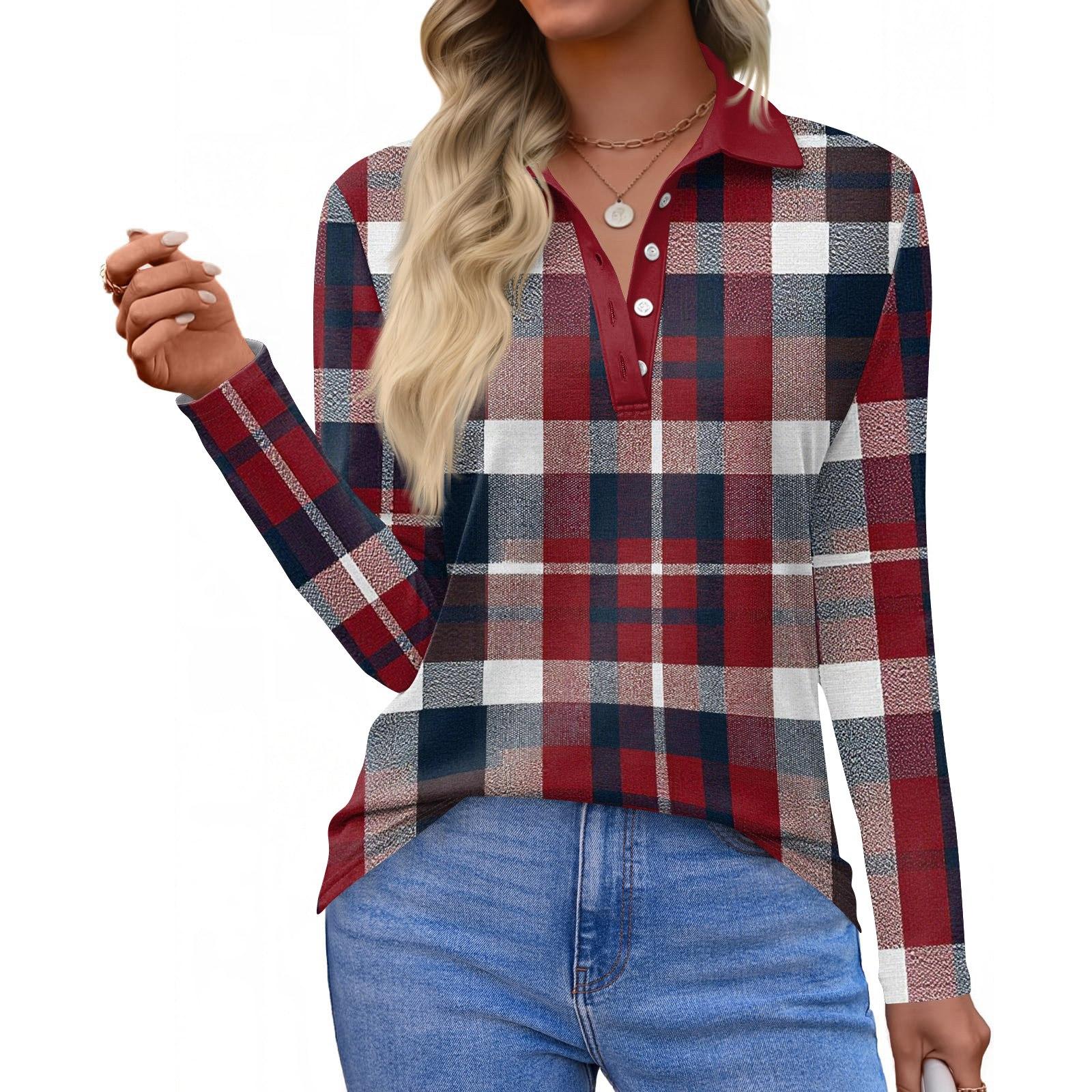 

Женская модная повседневная рубашка с короткими рукавами и принтом с лацканами, женские топы на пуговицах S