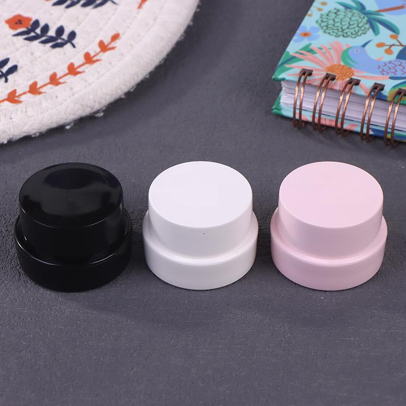 1/5 Pcs 5G Empty Plastic Nail Art Cosmetic Round Containers Jar Small Sample Cream Pot Nail Gel Powder Box Makeup Lotion Tool