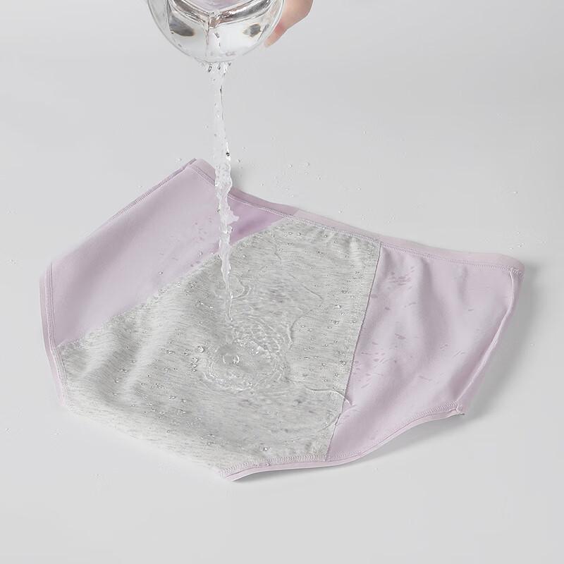 Fenteng Ke'an Women's High-Waist Pure Cotton Antibacterial Period Briefs (2-Pack)