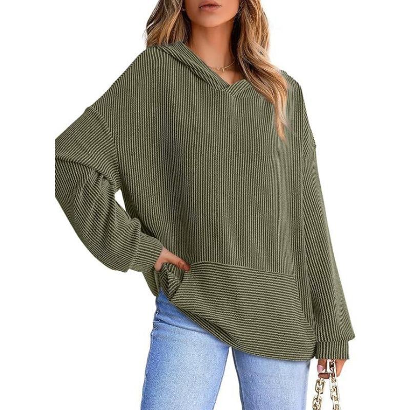 BITCED Women's Fashion Casual Solid Color Print Long Sleeve Blouses & Shirts