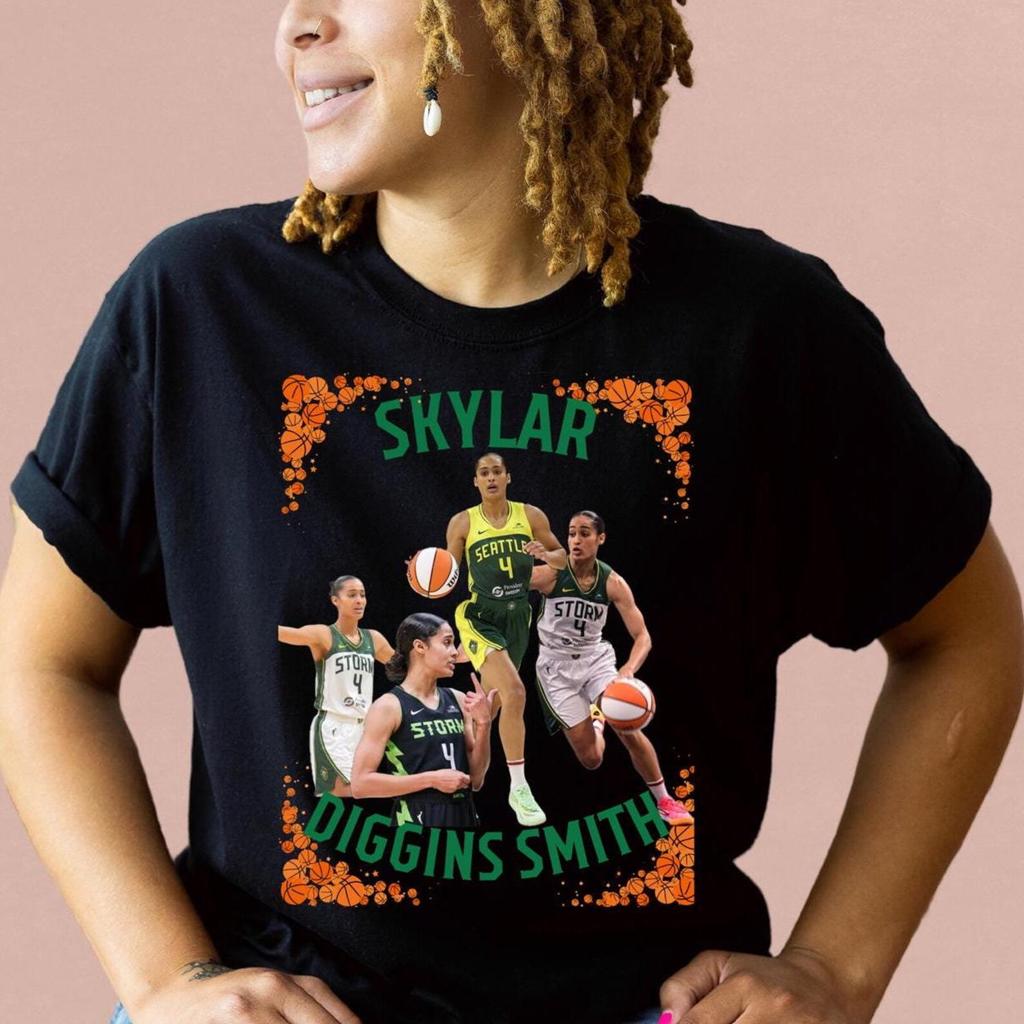 Skylar Diggins Smith Graphic Tee: Seattle Storm WNBA Fan Shirt and kids tshirt