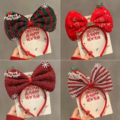 Christmas Party Supplies Material: Cloth Gift For Kids Christmas Hair Accessories Cute Hair Accessories For Christmas Day