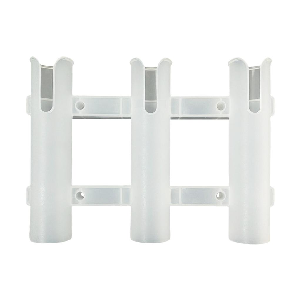 Detachable 3-tube Fishing Rod Holder For Ocean Kayak Side