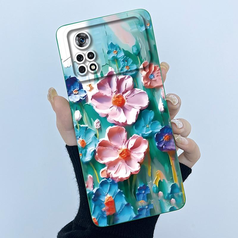 For Xiaomi Poco X4 Pro 5G Case Sweet Girls Cats Soft Silicone Phone Back Cover For Xiaomi PocoX4 M4 Pro Bumper Protective Casing