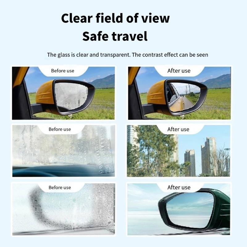 Anti Fog Coating Car Windshield Treatments 70ml for Automotive Glass & Helmets Visors Ensures Clear View In Wet Weather
