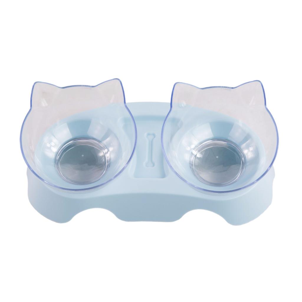 WTEMPO Cat and Dog Eating Bowls Pet Eating Basins Household Pet Supplies Neck Protection Water Dispensers